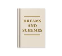 Ohh Deer Dreams and Schemes | Pocket Fabric Hardback Notebook (A7) | 112 Lined Pages | Funny Gift Notebook