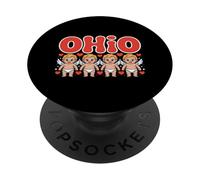 Ohio Cherub Fun Design for Angels Loving Spirits PopSockets Adhesive PopGrip