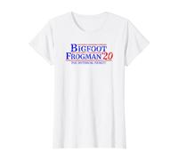 Ohio Folklore Frogman Cryptid Value Graphic T-Shirt, Women, White, M