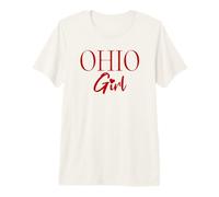 Ohio Girl, Cute Midwest Pride State Home Fun Premium T-Shirt
