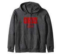 Ohio Girl, Cute Midwest Pride State Home Fun Zip Hoodie
