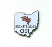 Ohio OH Columbus USA America State Badge Pin Pins 0566