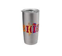 Ohio Pride May Flowers Decorative Letters Design Stainless Steel Insulated Tumbler