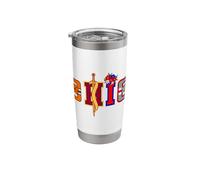 Ohio Pride May Flowers Decorative Letters Design Stainless Steel Insulated Tumbler