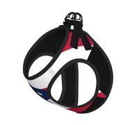 Ohio State Flag Dog Harness - Equipped with Reflective Straps and Quick Release Buckles - Suitable for Small Cats and Dogs