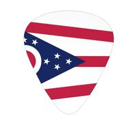 Ohio State Flag Guitar Plectrums 12 Pieces For Ukulele Bass Instrument Accessories
