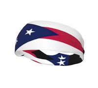 Ohio State Flag Print Style Functionality Sports Sweatband For Men Women Stretchy Breathable Headband