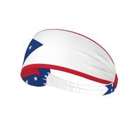 Ohio State Flag Printing Full-Print Elastic Exercise Headband, Adjustable Fit Great for Yoga,Hiking​ Exercise Headband