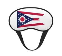 Ohio State Flag Sleep Mask 100% Light Blocking Eye Mask for Sleeping, Sleep Mask for Unisex for Travel/Nap