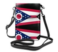 Ohio State Flag This lightweight, unisex flap crossbody bag frees up your hands and is suitable for travel, holidays, and everyday use.