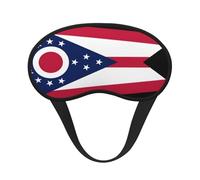 Ohio State Flag Ultimate Eye Mask for Sleeping, Soft and Comfortable Eye Mask, Relaxing Zero Pressure Night Blindfold.