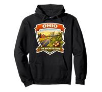 Ohio The Buckeye State Souvenir Memorabilia Proud Visitor Pullover Hoodie