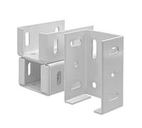 OHIY Heavy Duty Aluminum Fence Bracket, 4 pcs