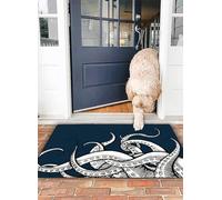 OHJEAJDS Bath Mat 16x24 in,Non-Slip Washable Bathroom Mat,Extra Soft and Absorbent Bath Mats for Bathroom Floor,Tub,Shower,Octopus tentacles. Isolated octopus tentacles