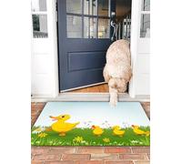 OHJEAJDS Bath Mat 16x24 in,Non-Slip Washable Bathroom Mat,Extra Soft and Absorbent Bath Mats for Bathroom Floor,Tub,Shower,Happy duck cartoon