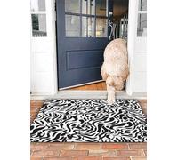 OHJEAJDS Bath Mat 16x24 in,Non-Slip Washable Bathroom Mat,Extra Soft and Absorbent Bath Mats for Bathroom Floor,Tub,Shower,Trendy Mix animal skin prints zebra safari africa seamless pattern vector de