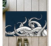 OHJEAJDS Bath Mat 24x39 in,Non-Slip Washable Bathroom Mat,Extra Soft and Absorbent Bath Mats for Bathroom Floor,Tub,Shower,Octopus tentacles. Isolated octopus tentacles