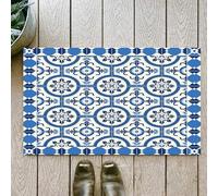 OHJEAJDS Bath Mat 24x39 in,Non-Slip Washable Bathroom Mat,Extra Soft and Absorbent Bath Mats for Bathroom Floor,Tub,Shower,Moroccan-oriental-turkish inspired arabesque mosaic motifs in classic retro