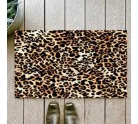 OHJEAJDS Bath Mat 24x39 in,Non-Slip Washable Bathroom Mat,Extra Soft and Absorbent Bath Mats for Bathroom Floor,Tub,Shower,Leopard Pattern, Jaguar Pattern, Animal Fur