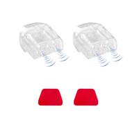Ohleats 2PCS Deer Whistles for Car, Automotive Save a Deer Whistles to Avoid Collisions, Vehicle Deer Repellent Warning Devices Horn Sensor, Universal Animal Alert Car Accessories (White)