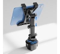 OHLPRO Cup Holder Car Tablet Mount for Truck, Universal iPad Holder for 7-11" iPad Pro Air Mini, Galaxy Tab, Adjustable Arm, Extendable & Flexible Car Mount for Road Trip Essentials,Travel Accessories