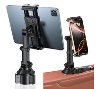 OHLPRO Cup Holder Tablet Mount for Truck, Car Tablet Holder Adjustable Extendable Arm 360° Rotation ipad Car Mount for iPad Air/Pro/Mini 5-13" Phone Samsung Tab,Road Trip Essentials Travel Accessories