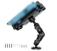 OHLPRO Heavy Duty Drill Base Tablet Mount for Truck Dashboard, 360° Rotating Adjustable Arm, Soporte Para Tableta Para Auto Fits 5-17 Inch Devices, Secure iPad Holder for Car & Commercial Vehicles