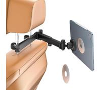 OHLPRO Magnetic Headrest Car Tablet Mount with Foldable Telescopic Arm for iPad Car Holder Back Seat Road Trip Essentials for Kids, Fit for Magsafe Phone iPad Galaxy Tab Tablet