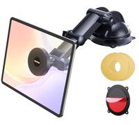 OHLPRO Magnetic Tablet Holder for Car Dashboard & Windshield, Adjustable Suction Cup Mount with Extendable Arm, 360° Rotation, Washable Base, Compatible with iPad, for Magsafe iPhones, Tablets