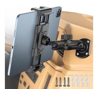 OHLPRO Tablet Holder for Car, Heavy Duty Drill Base+360° Rotating Arms ipad car mount Compatible with 5"-13" Samsung Tab iPad Mini Air Pro for Truck Caravan Commercial Vehicle Dashboard