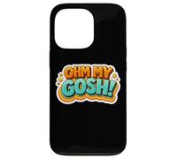 Ohm My Gosh Funny Electrician Pun Wordplay Joke Quote Saying Case for iPhone 13 Pro