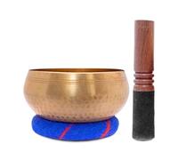 Ohm Store 5" Tibetan Singing Bowl Set - Meditation Sound Bowl Handcrafted in Nepal for Yoga, Chakra Healing, Mindfulness, and Stress Relief