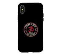 Ohm Symbol 'Prana's Real' Yoga Beginners Meditation Design Case for iPhone X/XS