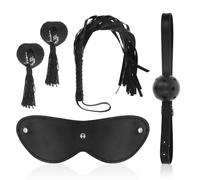 OHMAMA BONDAGE SEX TOY KIT Couples MASK WHIP GAG Nipple Tassels