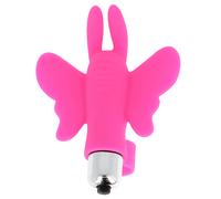 Ohmama clitoris vibrator with butterfly stimulating finger, Width 165 mm, Length 125 mm, Depth 40 mm, Department WOMEN, Poids 0.100 Kg, Color Pink