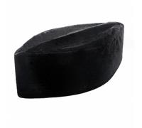 OhMill Black Suede Muslim Hat - Men's Adults - Classic Derby - Large (58-60cm) - Malay Islamic Worship - Southeast Asian Muslim - Black