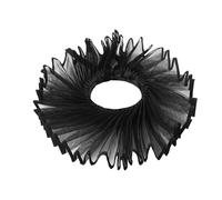 OhMill Elizabethan Ruff Collar Clown Ruffle Collar Renaissance Tulle Collars Neck Ruffled Collars Victorian Neck Costume