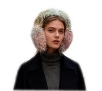OhMill Faux Fur Fashion Winter Earmuffs Colorful Thickened Foldable Portable Ear Muffs Warmers for Women Men