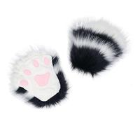 OhMill Furry Cat Paw Bear Paw Therian Werewolf Claws Gloves