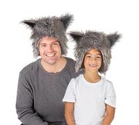 OhMill Furry Wolf Ears Headband Wolf Hat Werewolf Ears Wolfs Costume Adult Cat Ears Hats Foxx Ear Animal Hat Ear Furry Hats