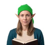 OhMill Gnome Hat with Elf Ears Fairy Tale Elves Garden Gnome Accessories