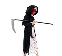 OhMill Halloween Costumes for Kids - Devil Grim Reaper Costume, Scary Fancy Dress with Evil Eye