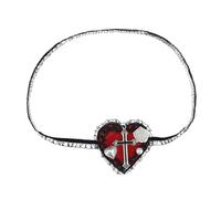 OhMill Lolita Lace Eye Mask Punk Gothic Cross Eye Patch Dark Style