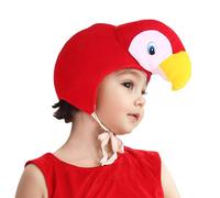 OhMill Parrot Animal Costume Hat Halloween Parrot Headwear Kindergarten Role Play Hat Cap for Parent-Child Stage Shows Props