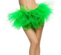 OhMill Under Skirt Short Tutu 6 Layered Tulle Skirts Green Mini Skirt Green Tutus Puffy Tutu Skirts for Women