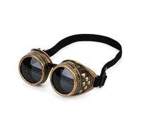 OhMill Vintage Steampunk Goggles Glasses Cosplay Halloween Costume