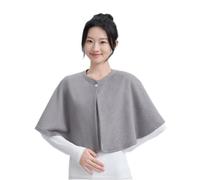 OhMill Women's Shoulder Warmer Shawl Cape Spring Autumn Thermal Shoulder Wrap Poncho Cover for All