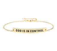 Ohmique Remember Who The F You Are Bracelet - Remember Who You Are Chain, Motivational Bangle Stainless Steel Engraved Words, Inspirational Chain Jewelry Gifts for Women Friend, M, Zinc, no gemstone