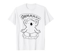 Ohmmm Yoga Children's Koala I Colouring Painting Drawing Value Graphic T-Shirt
