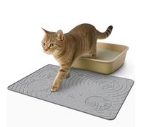 OHMO Cat Litter Mat with Starry Texture, 60 x 40 cm Waterproof BPA-Free Silicone Litter Tray Mat, Soft Litter Trapping Mat for Cats, Easy to Clean, Non-Slip Design for Floors and Carpets
